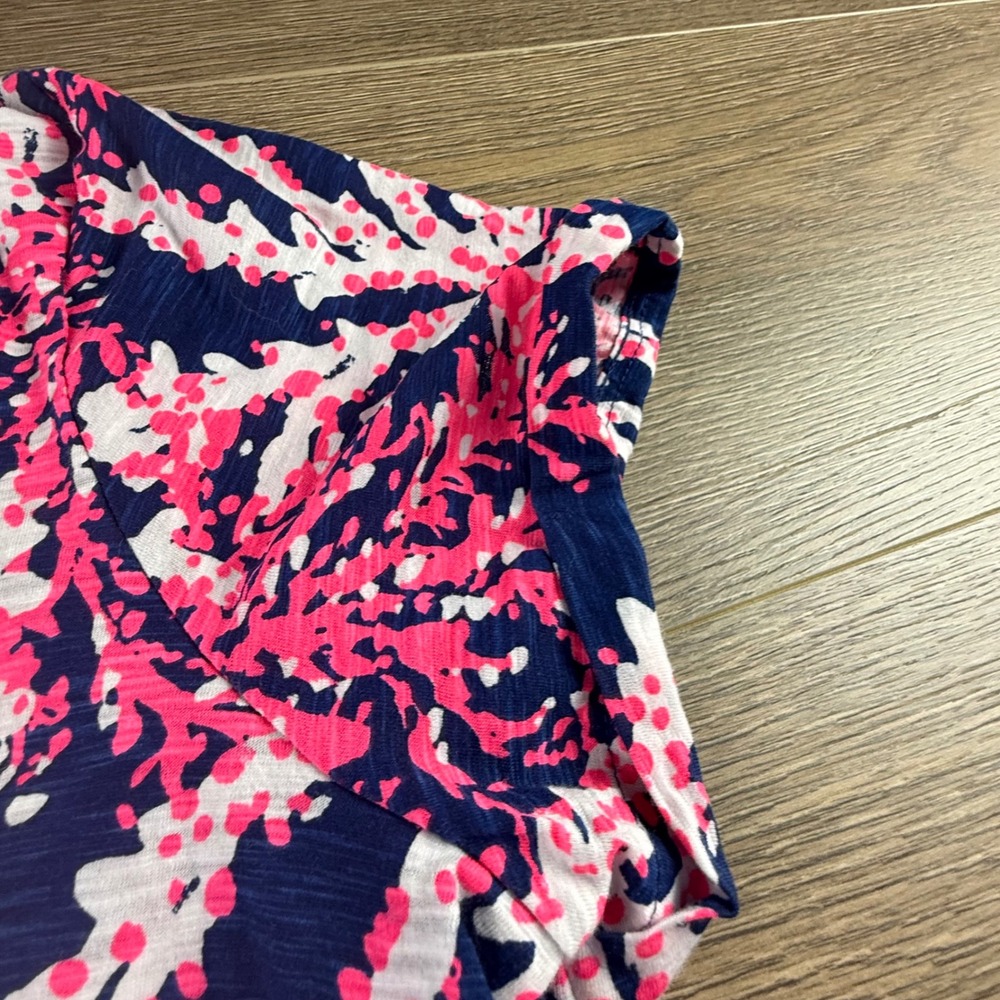 Lilly Pulitzer Jessica Short Sleeve Dress Nauti Navy Beyond The Sea, XL Preppy - Picture 10 of 14